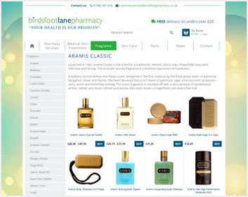 Birdsfoot Lane Pharmacy Product page
