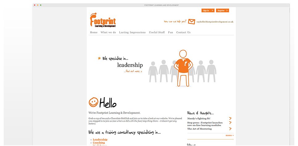 Footprint Learning & Development
