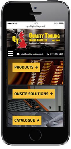 QualityTooling Mobile friendly website design