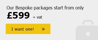 Our Bespoke packages start from only £499 +vat